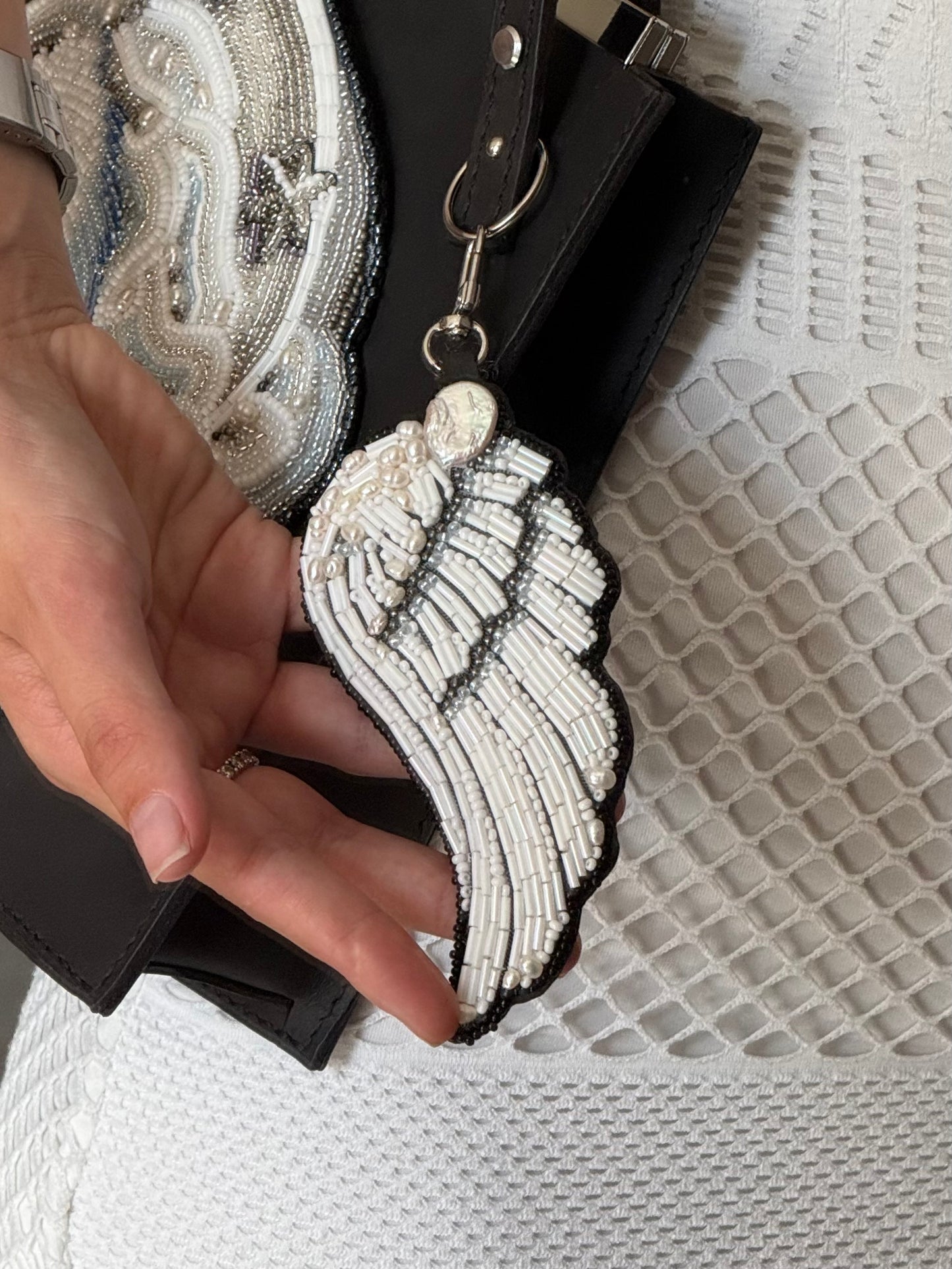 Iris Wing Charm